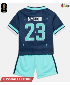Günstige Deutschland Felix Nmecha #23 Auswärts Trikotsatzt Kinder WM 2026 Kurzarm (+ Kurze Hosen)